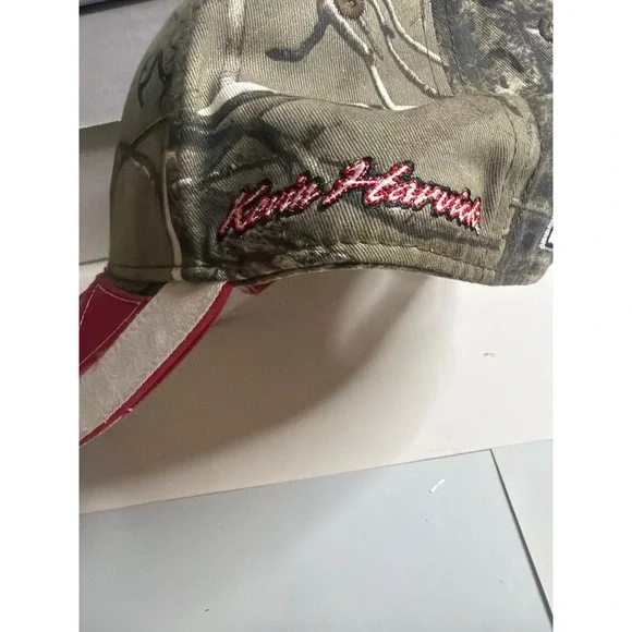 NASCAR Kevin Harvick 4 RealTree Camo Hat Adjustable Baseball Cap Racing - Picture 3 of 10